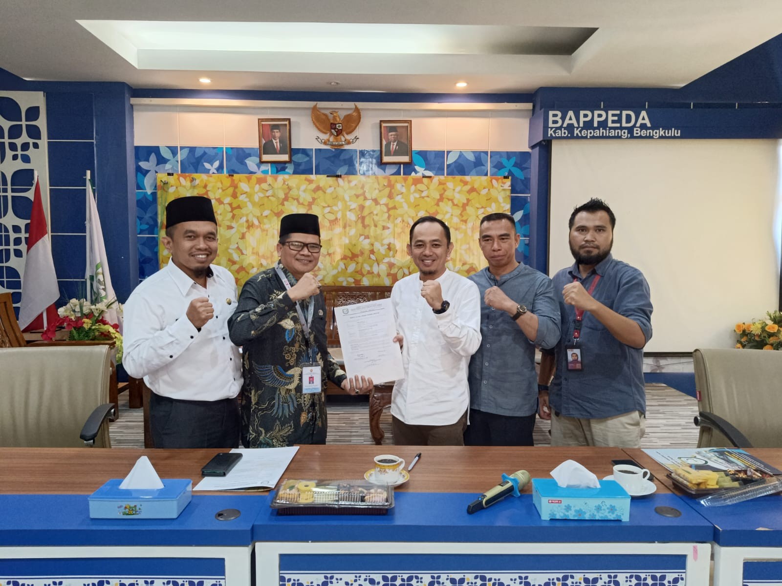 SERAH TERIMA JABATAN PADA BADAN PERENCANAAN PEMBANGUNAN DAERAH KABUPATEN KEPAHIANG